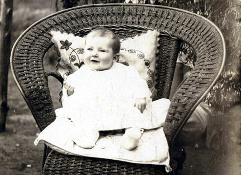 Jean Marion Dadswell as a baby