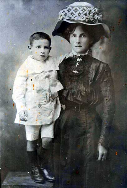 Ulrica (Dadswell) Dunbar and son Ronald